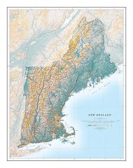 Connecticut - New England in Context Fine Art Print