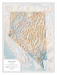 Nevada in Context Fine Art print Map