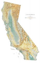California Fine Art Print Map