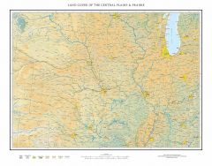 Land Cover of the Central Plains & Prairie Fine Art Print Map