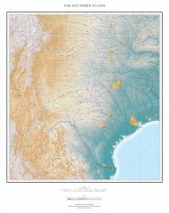 The Southern Plains Fine Art Print Map