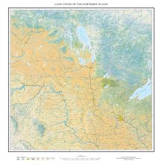 Land Cover of the Northern Plains Fine Art Print Map