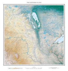 The Northern Plains Fine Art Print Map