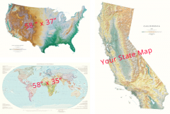 The Educator's Special Lithograph Maps