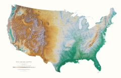 The United States Lithograph Map