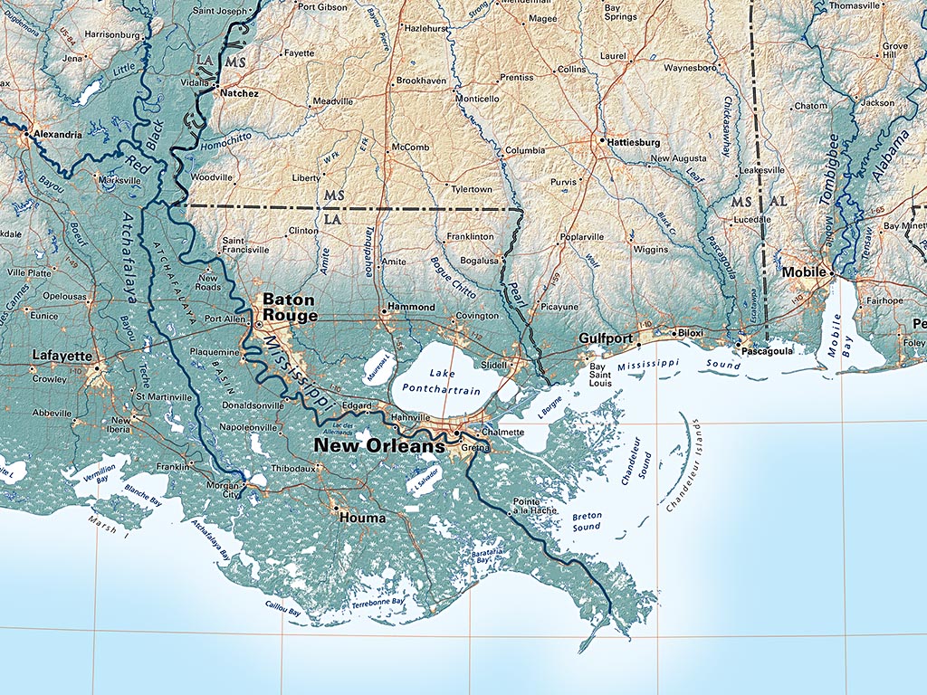 Mississippi Delta Map